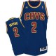 Jersey bleu marine de NBA Kyrie Irving authentiques hommes - Adidas Cleveland Cavaliers & 2