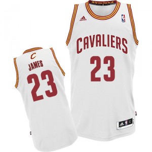 Maillot blanc NBA LeBron James Swingman masculine - Adidas Cleveland Cavaliers & 23 Accueil