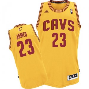 Maillot or NBA LeBron James Swingman féminin - Adidas Cleveland Cavaliers & remplaçant 23