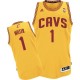 Maillot or de Mike Miller NBA authentiques hommes - Adidas Cleveland Cavaliers # 1 suppléant