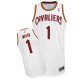 Maillot blanc de Mike Miller NBA authentiques hommes - Adidas Cleveland Cavaliers # 1 Accueil