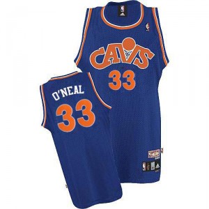 Maillot bleu des hommes Throwback NBA Shaquille o ' Neal Swingman - Mitchell et Ness Cleveland Cavaliers & 33 SVCC