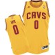 Maillot or de NBA Kevin Love authentiques hommes - Adidas Cleveland Cavaliers 0 suppléant