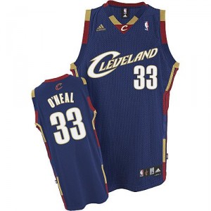 Jersey bleu marine NBA Shaquille o ' Neal Swingman Throwback masculine - Adidas Cleveland Cavaliers & 33