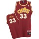 NBA Shaquille O'Neal Authentic Throwback Men's Orange Maillot - Mitchell and Ness Cleveland Cavaliers #33 CAVS
