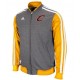 Adidas Cleveland Cavaliers sur le Court Second Half Full Zip Jacket - gris/or en vente pour les Cavaliers de Cleveland