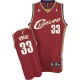NBA Shaquille O'Neal Swingman Throwback Men's Red Maillot - Adidas Cleveland Cavaliers #33