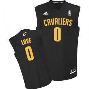 NBA Kevin Love maillot noir masculine Swingman - Adidas Cleveland Cavaliers 0 Fashion