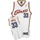 NBA Shaquille O'Neal Authentic Throwback Men's White Maillot - Adidas Cleveland Cavaliers #33