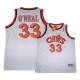 NBA Shaquille O'Neal Authentic Throwback Men's White Maillot - Mitchell and Ness Cleveland Cavaliers #33 CAVS