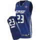 Maillot bleu de NBA LeBron James authentiques hommes - Adidas Cleveland Cavaliers 23 2010 All Star