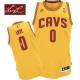 NBA Kevin Love maillot or masculine authentique - Adidas Cleveland Cavaliers 0 remplaçant autographié