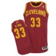 Maillot rouge vin de NBA Shaquille o ' Neal authentiques hommes - Adidas Cleveland Cavaliers & route 33