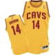 Maillot or de NBA Terrell Brandon authentiques hommes - Adidas Cleveland Cavaliers # 14 suppléant