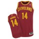 Maillot rouge vin de NBA Terrell Brandon authentiques hommes - Adidas Cleveland Cavaliers & route 14