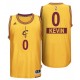 Cleveland Cavaliers 0 Kevin Love 2014 le jour de Noël grand Logo Swingman maillot jaune