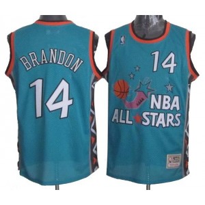 NBA Terrell Brandon Swingman Throwback hommes lumière maillot bleu - Mitchell et Ness Cleveland Cavaliers & 14 1996 All Star