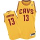 Maillot or de NBA Tristan Thompson authentiques hommes - Adidas Cleveland Cavaliers # remplaçant 13