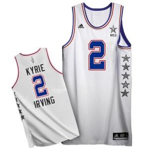 NBA 2015 All-Star NYC Conférence Est 2 Kyrie Irving Maillot Blanc