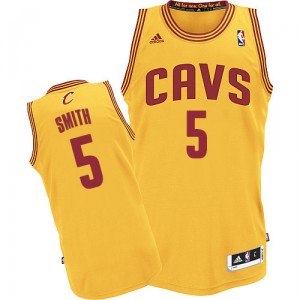 Maillot or J.R. Smith NBA Swingman masculine - Adidas Cleveland Cavaliers 5 suppléant