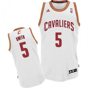 Maillot blanc J.R. Smith NBA Swingman masculine - Adidas Cleveland Cavaliers 5 Accueil