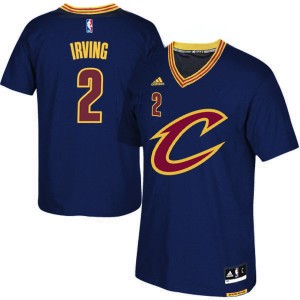 Maillots manches courtes de cavaliers 2 Kyrie Irving 2015-16 nouvelle saison