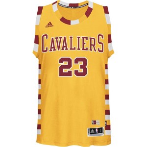 LeBron James 23 or Hardwood Classics Maillot hommes