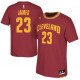 Lebron James hommes 23 rouge nouveau maillot Swingman Road