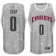 Kevin Love 0 gris Swingman Fashion Maillot Cleveland Cavaliers Black City masculine Lights Swingman maillot