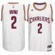 Adidas Cleveland Cavaliers 2 Kyrie Irving Blanc nouveau Swingman Accueil maillot hommes