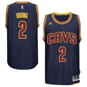 Adidas Cleveland Cavaliers 2 Kyrie Irving Navy nouvelle Swingman remplaçant Maillot hommes