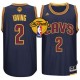 Adidas Cleveland Cavaliers 2 Kyrie Irving bleu marine Swingman nouveaux Champions hommes alternent Maillot