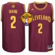 Adidas Cleveland Cavaliers 2 Kyrie Irving nouveau Swingman Champions route maillot rouge hommes