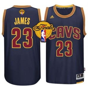 Adidas Cleveland Cavaliers 23 LeBron James bleu marine nouvelle Swingman Champions hommes alternent Maillot Adidas Cleveland Cavaliers 23 LeBron James bleu marine nouvelle Swingman Champions hommes alternent Maillot