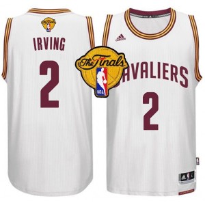 Adidas Cleveland Cavaliers 2 Kyrie Irving White nouveau Swingman Champions Accueil maillot hommes