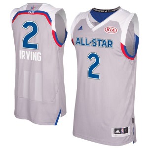 Adidas de Eastern Conference Kyrie Irving hommes gris 2017 NBA All-Star Game Swingman maillot