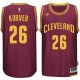 Kyle Korver Cleveland Cavaliers 26 nouvelle route Swingman maillot de vin