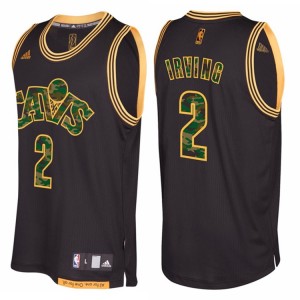 Kyrie Irving Cleveland Cavaliers 2 noir Camo Fashio Swingman maillot