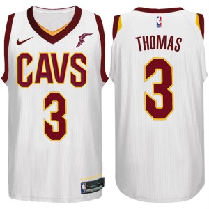 saison Isaiah Thomas Cleveland Cavaliers &3 Association maillot blanc