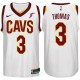 2017-18 saison Isaiah Thomas Cleveland Cavaliers #3 Association maillot blanc