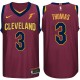 2017-18 saison Isaiah Thomas Cleveland Cavaliers &3 icône maillot de vin