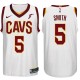 Saison J.R. Smith Cleveland Cavaliers #5 Association maillot blanc