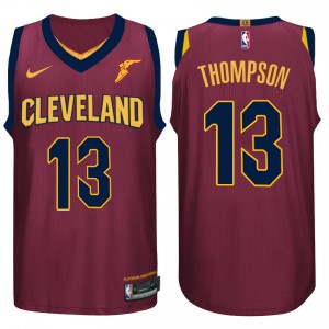 Nike NBA Cleveland Cavaliers &13 Tristan Thompson Maillot 2017 18 nouvelle saison vin rouge maillots