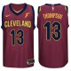 Nike NBA Cleveland Cavaliers #13 Tristan Thompson Maillot 2017 18 nouvelle saison vin rouge maillots