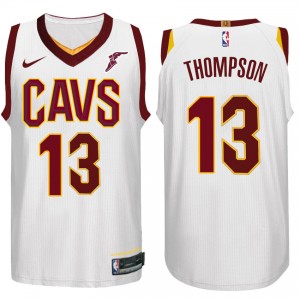 Nike NBA Cleveland Cavaliers &13 Tristan Thompson maillot 2017 18 Nouveau Saison Blanc maillots