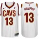 Nike NBA Cleveland Cavaliers #13 Tristan Thompson maillot 2017 18 Nouveau Saison Blanc maillots