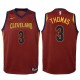 Enfants 2017-18 saison Isaïe Thomas Cleveland Cavaliers #3 icône marron échangiste maillot