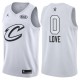 2018 All-Star hommes cavaliers Kevin Love #0 maillot blanc