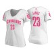 Femmes cavaliers Lebron James &23 Classique fit Blanc T-Shirt