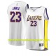 Fanatiques de marque Lebron James Los Angeles Lakers Blanc 2017/18 Fast Pause maillots